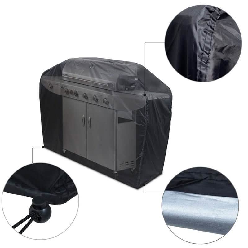 Housse de protection étanche pour barbecue à gaz 57" noire