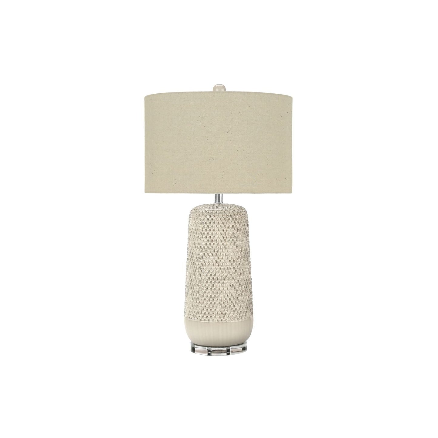 Contemporary Lighting, Table Lamp, Ceramic, Resin - Cream