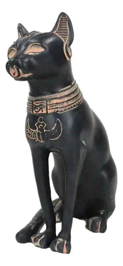 Small Egyptian Bastet Cat Statue 5"