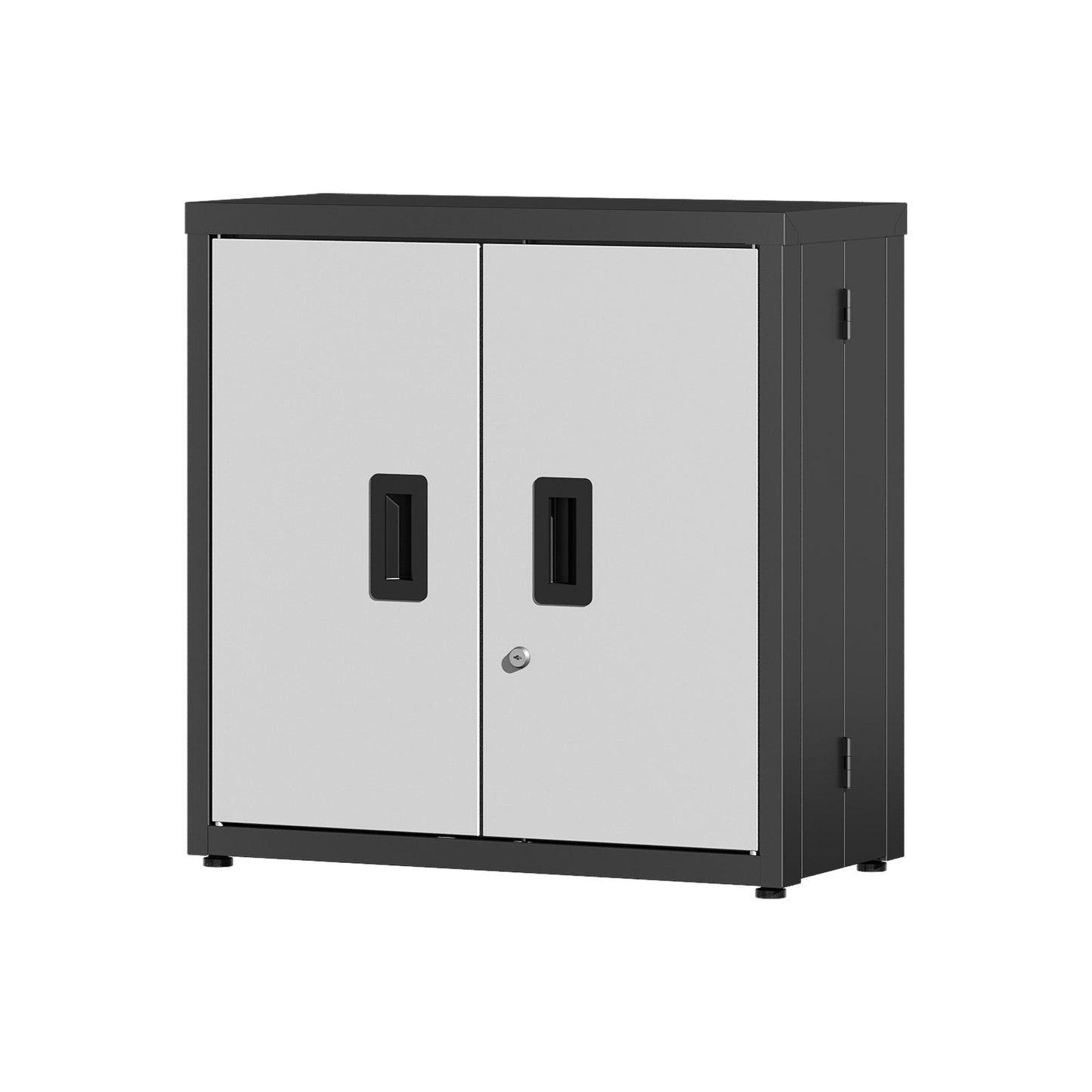 Metal Tool Garage Storage Cabinet with 2 Doors and Lock