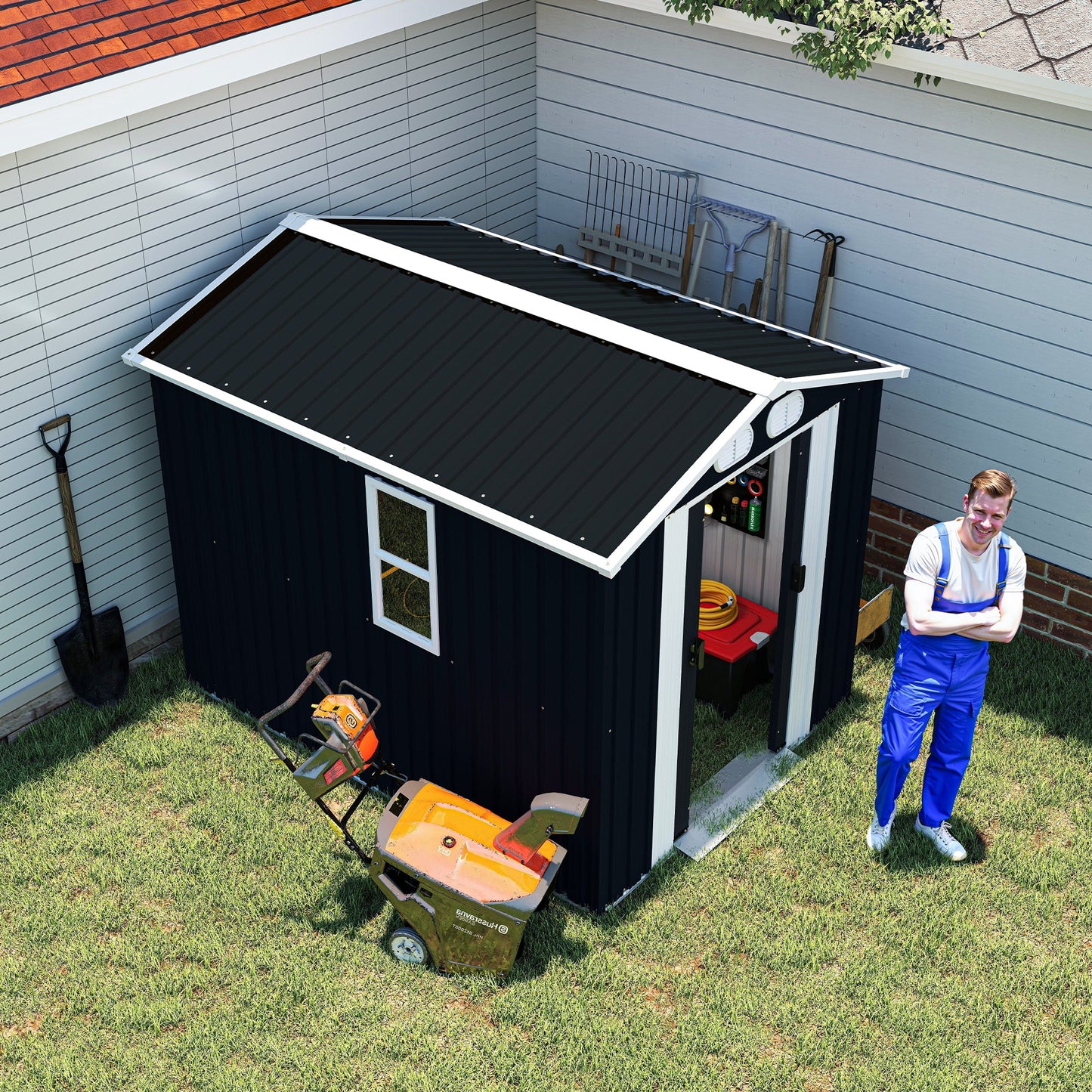 Campcraft 8x6 FT Outdoor Storage Shed