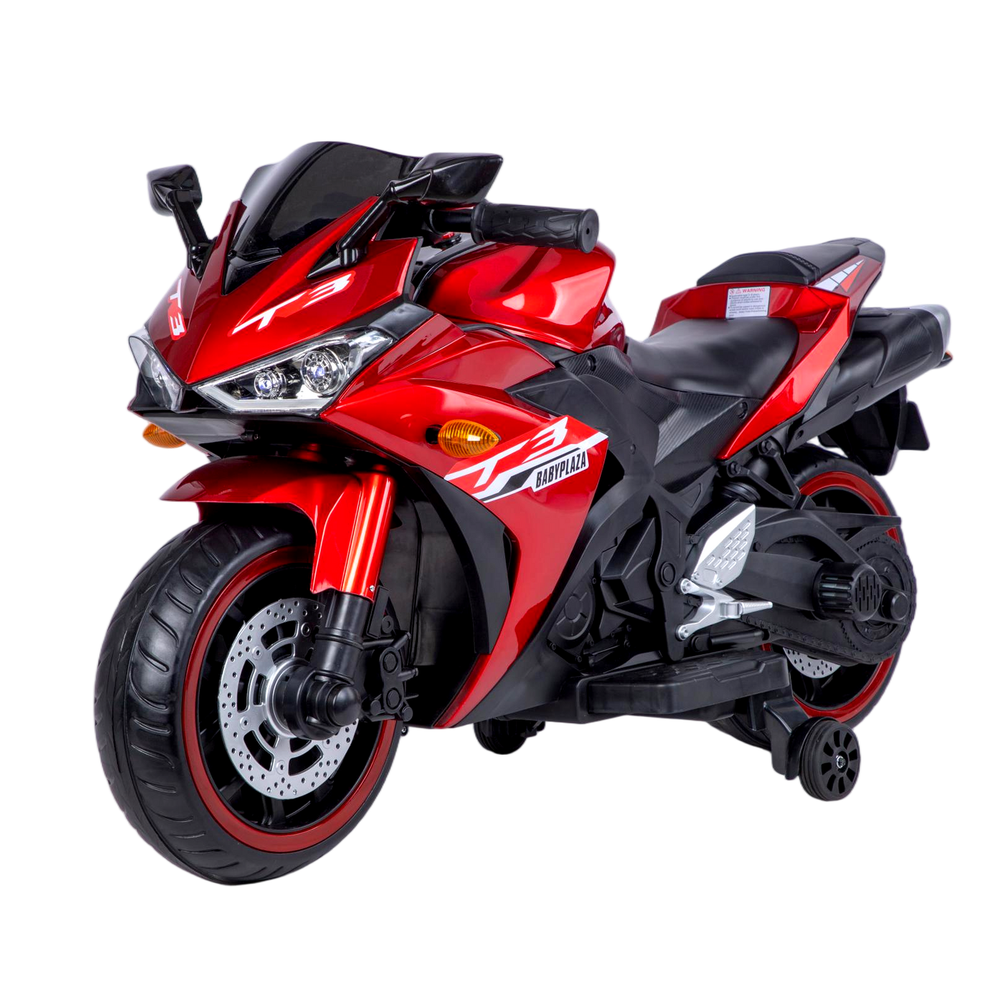 Kids Motorcycle 12V Ride-On Toy for Ages 3-8