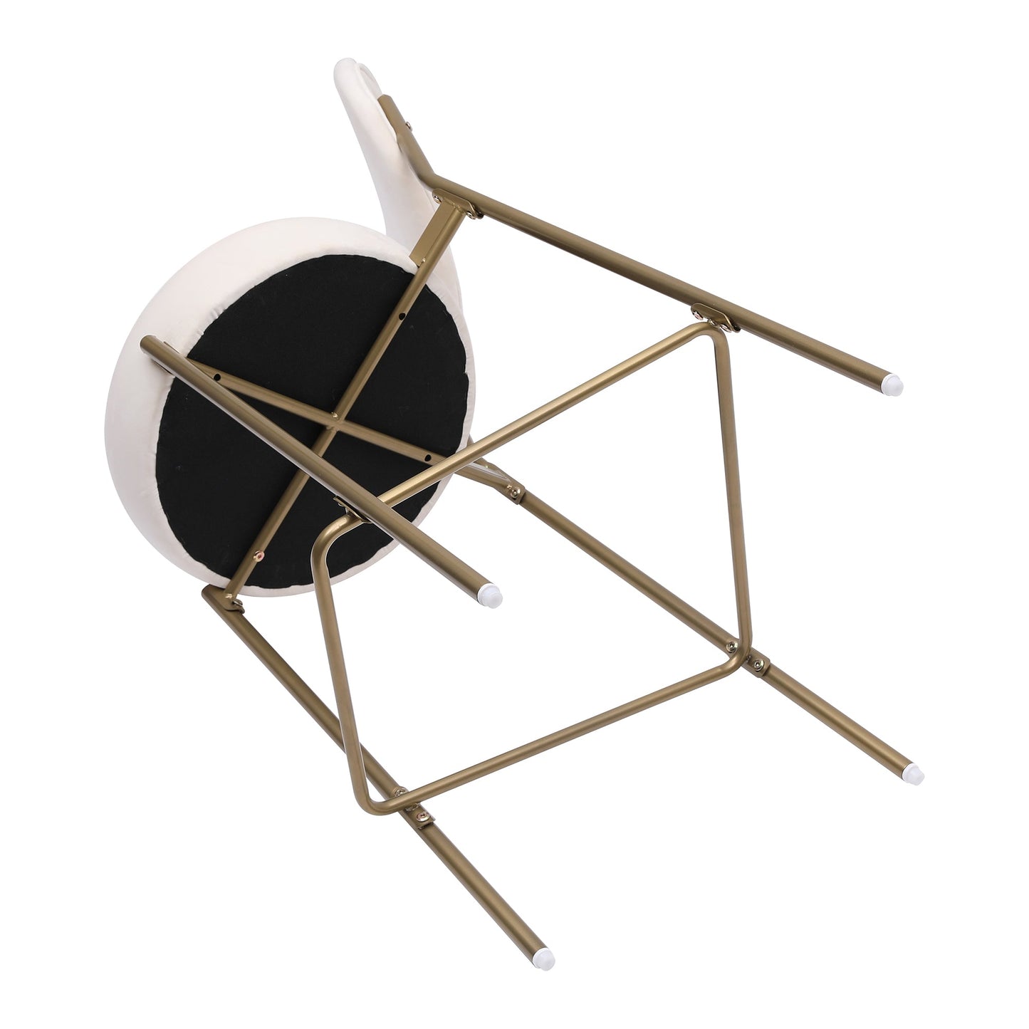 29'' Upholstered Bar Stools Velvet Counter Stool Set of 2