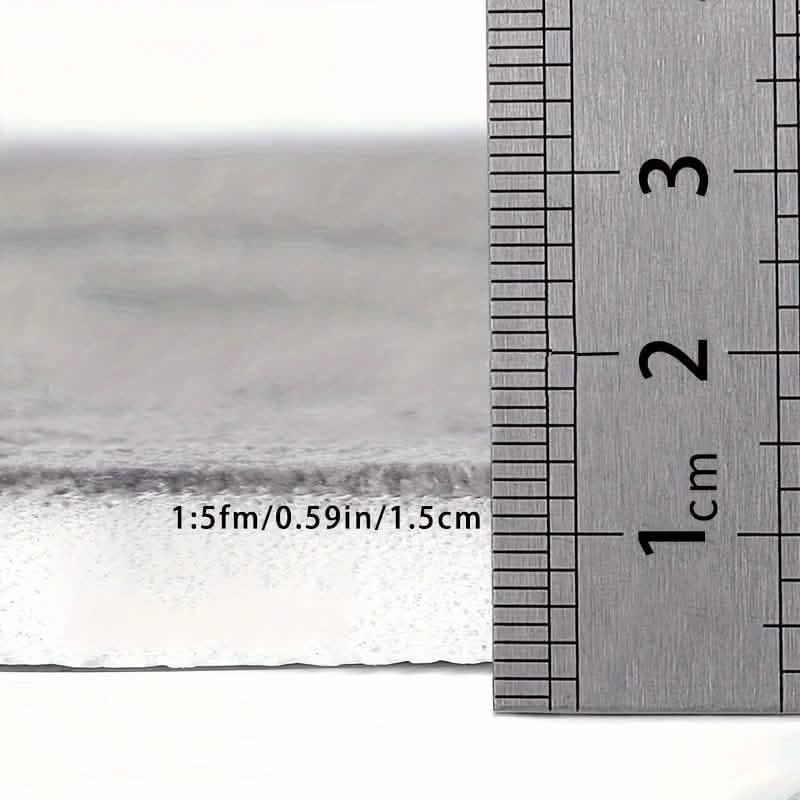 Tapis de bain en mousse à mémoire de forme ultra-douce – Antidérapant, absorbant (Hexagone gris)