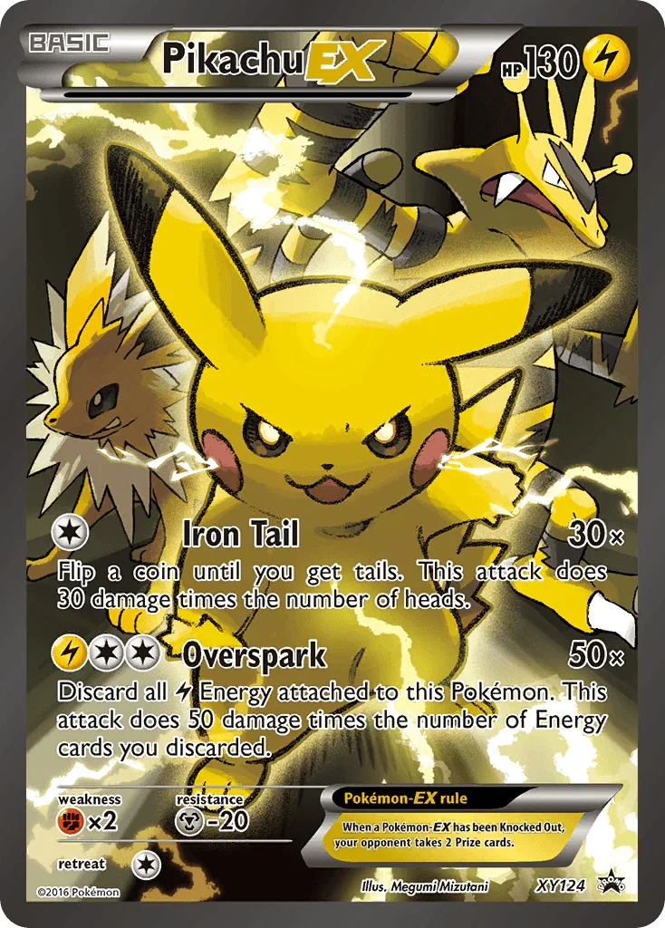 Pikachu EX (XY124) [XY: Promo Black Star]
