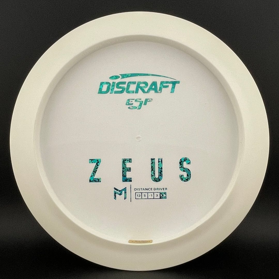 White ESP Zeus - Bottom Stamp Dyer's Delight - Paul McBeth
