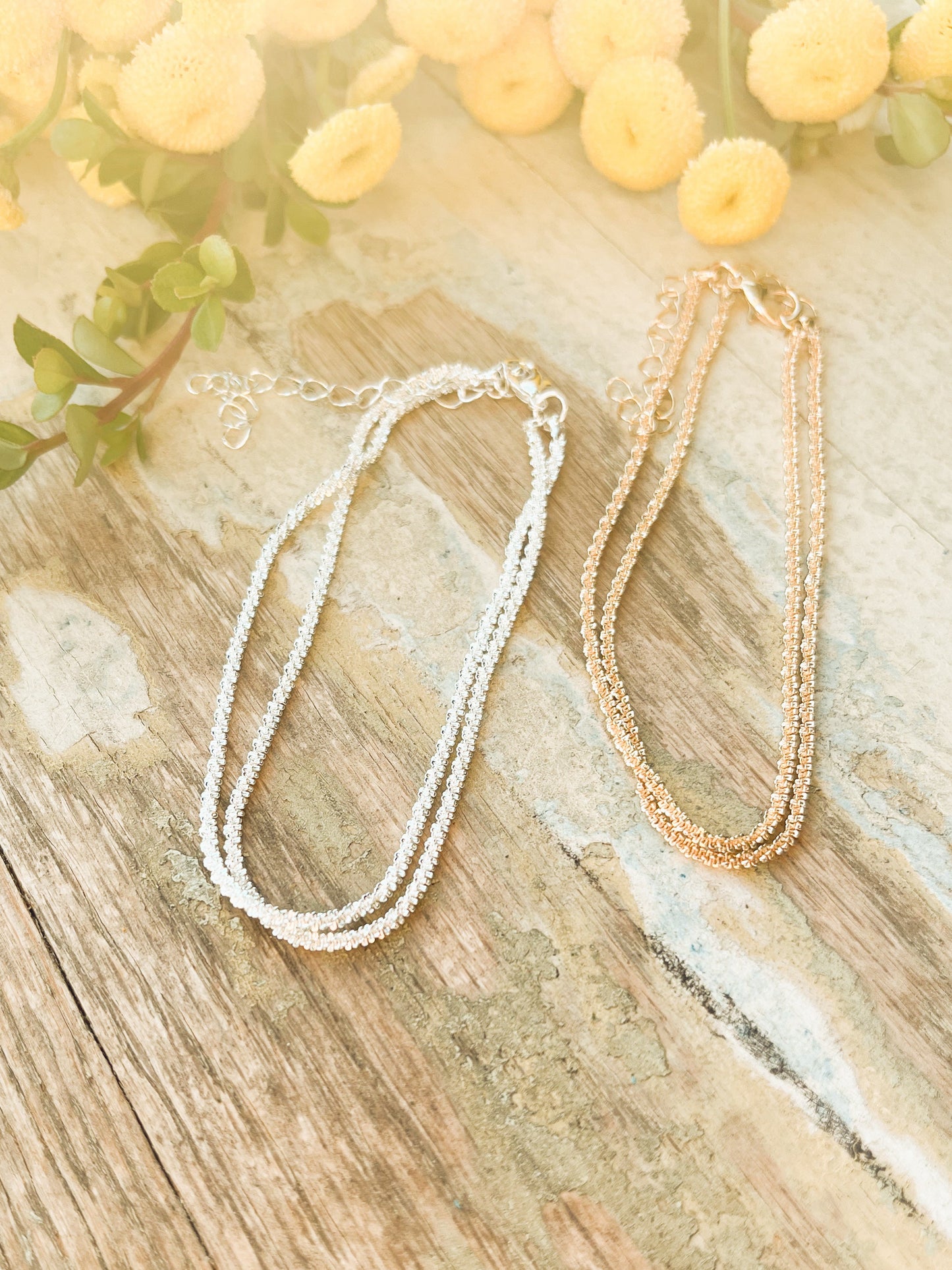 Beautiful Dainty Silver Anklet