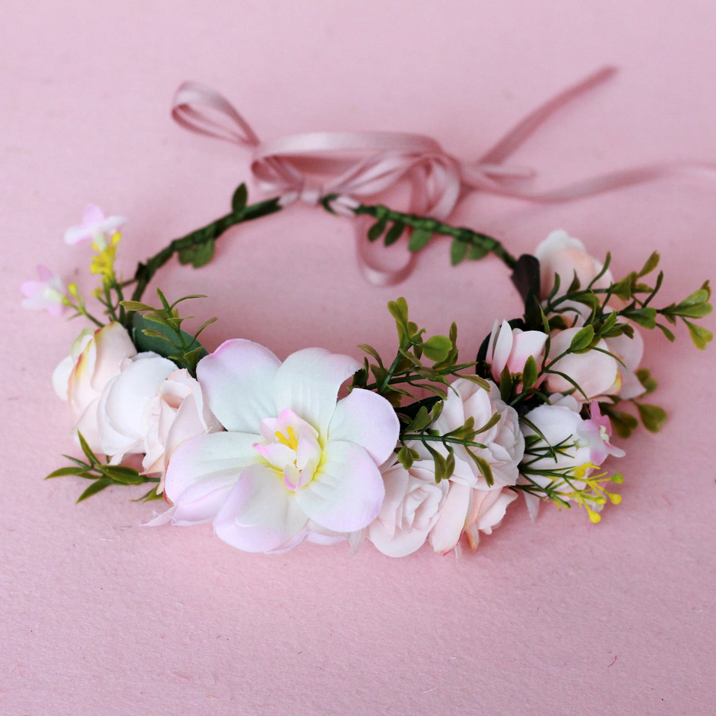 Hawaiian Vacation Wreath Headwear Beautiful Bridal Hairbands Wedding Hair Accessories Headwear Wreath