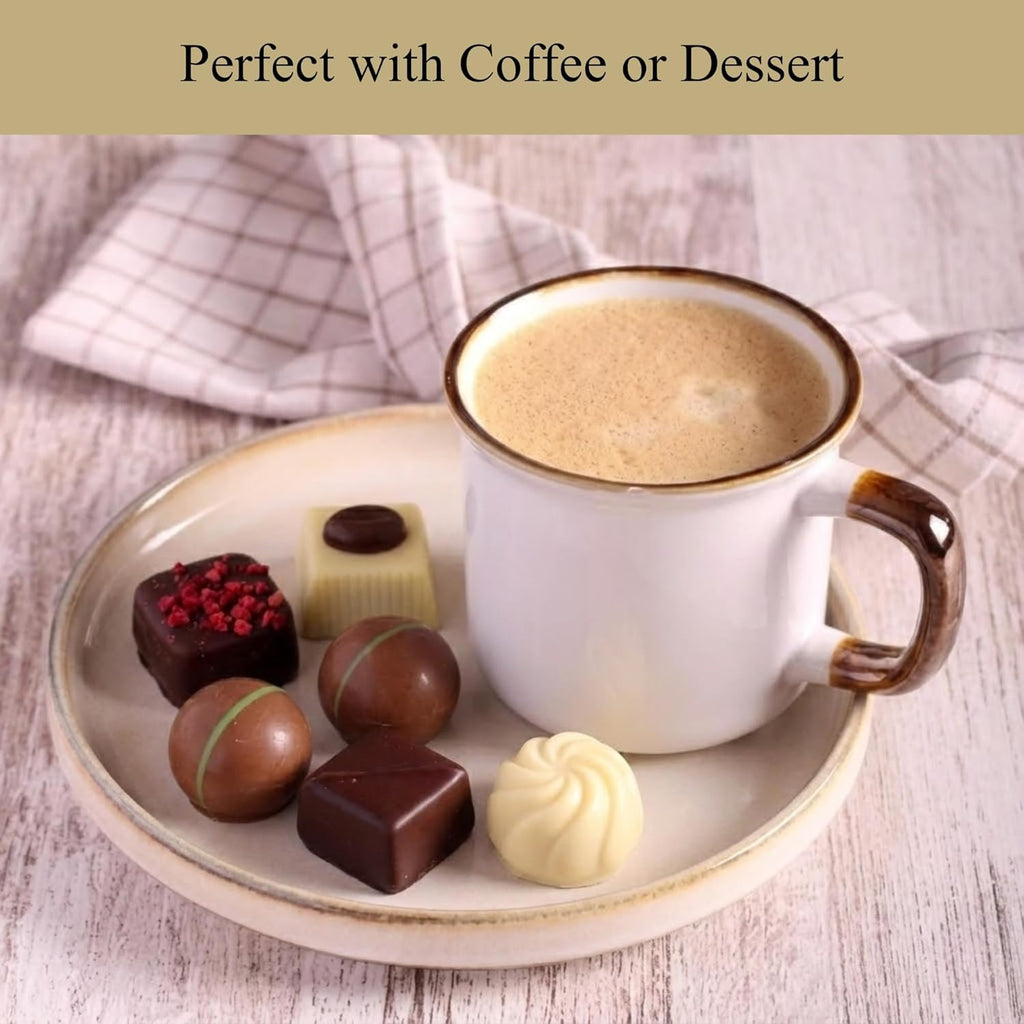 Andy Anand Premium Bon Bon Chocolate Collection, 25 pc – Truffles, Pralines, Pistachio Cream, Mint & Tiramisu, Birthday & Holiday Gift Box
