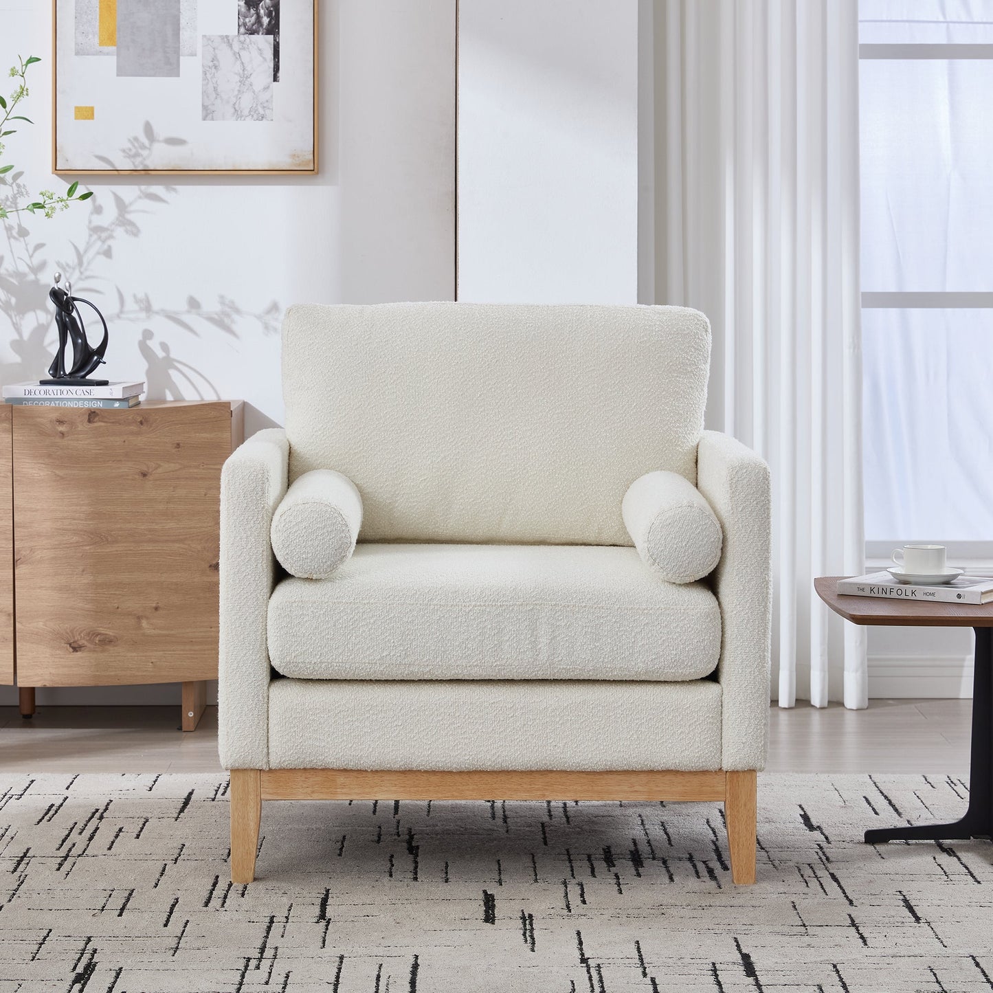 Modern Farmhouse Performance Accent Chair