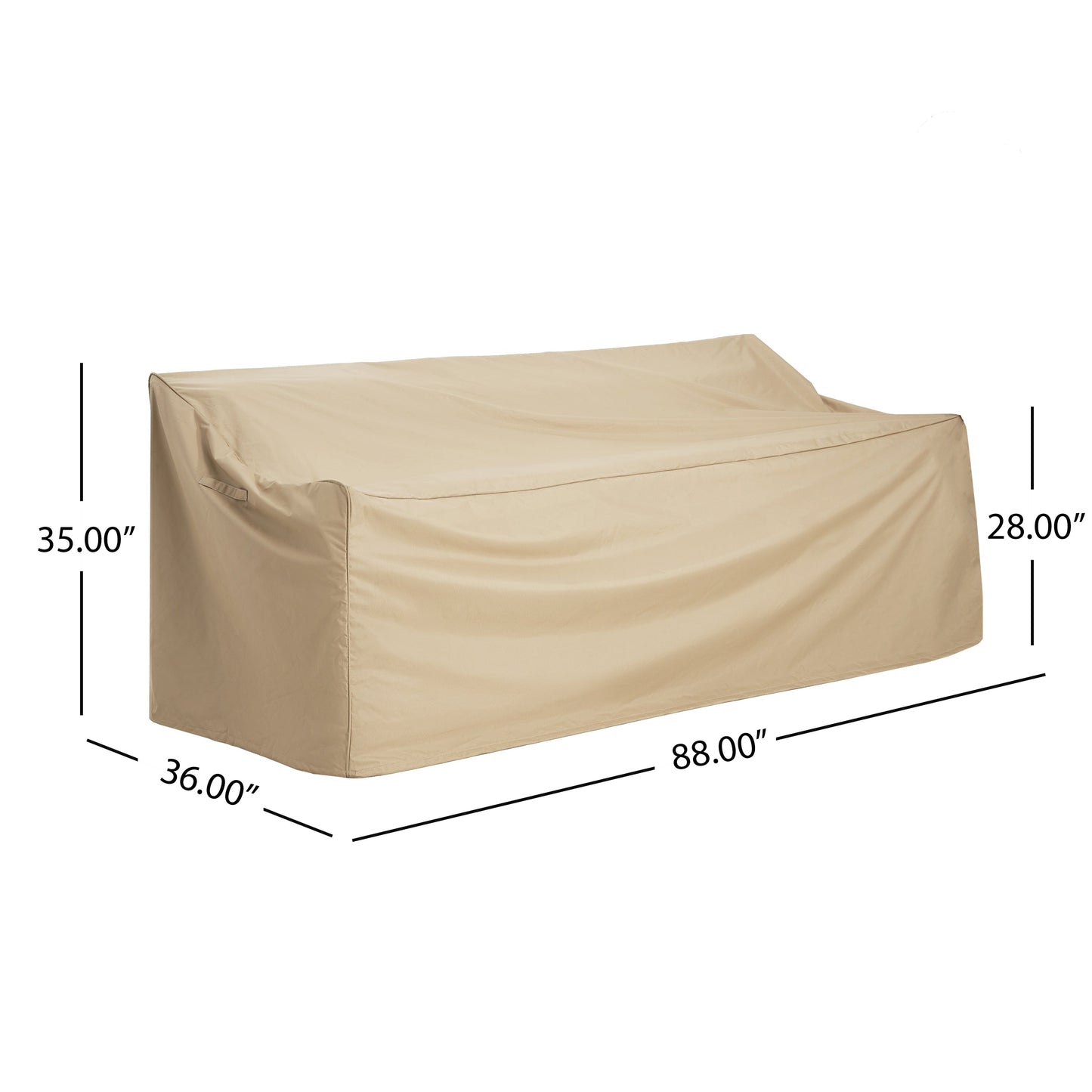 Shiled Patio Outdoor 3 Seater Sofa Cover