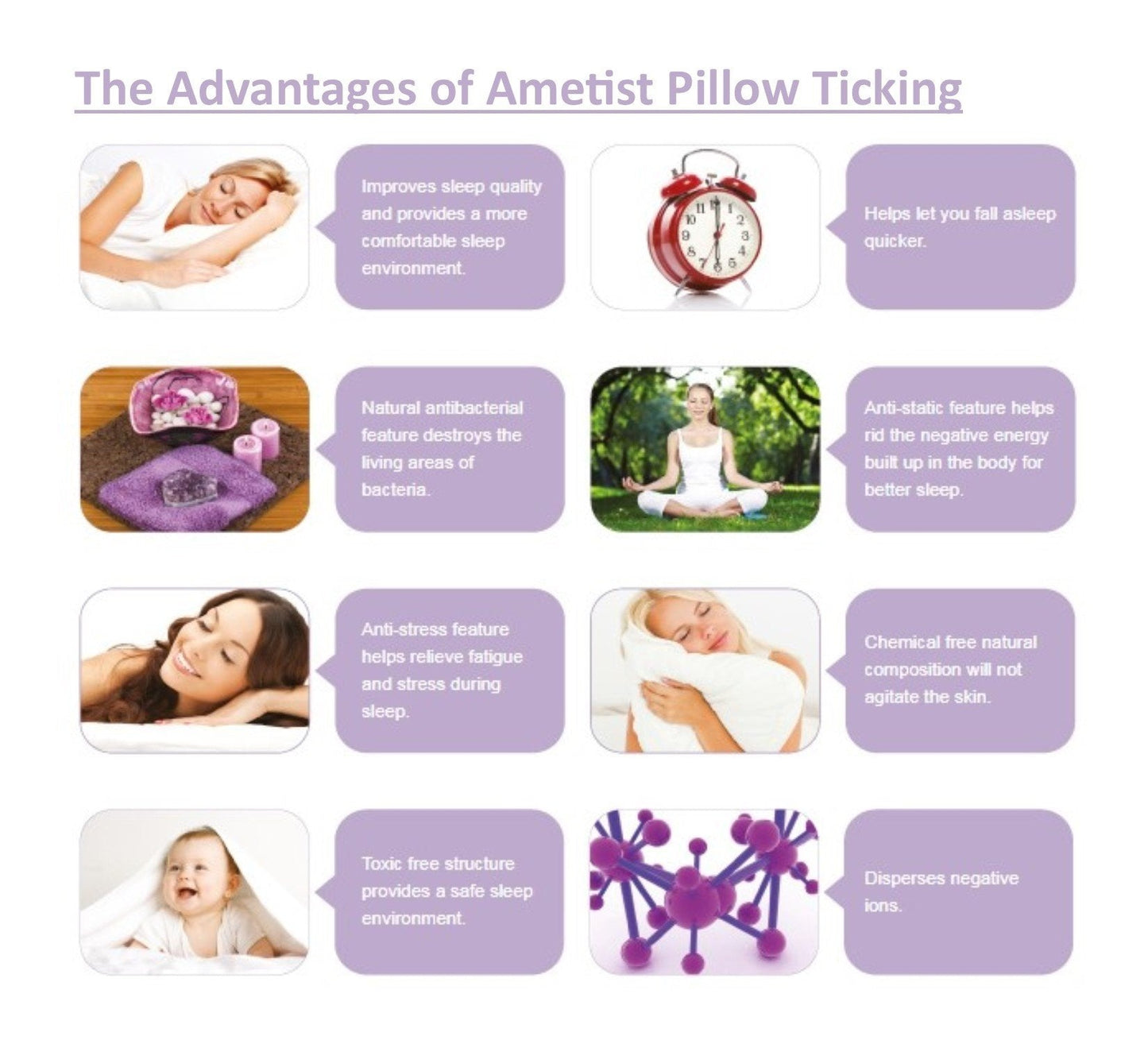 Ametist Neck Support Serene Memory Foam Standard Pillow