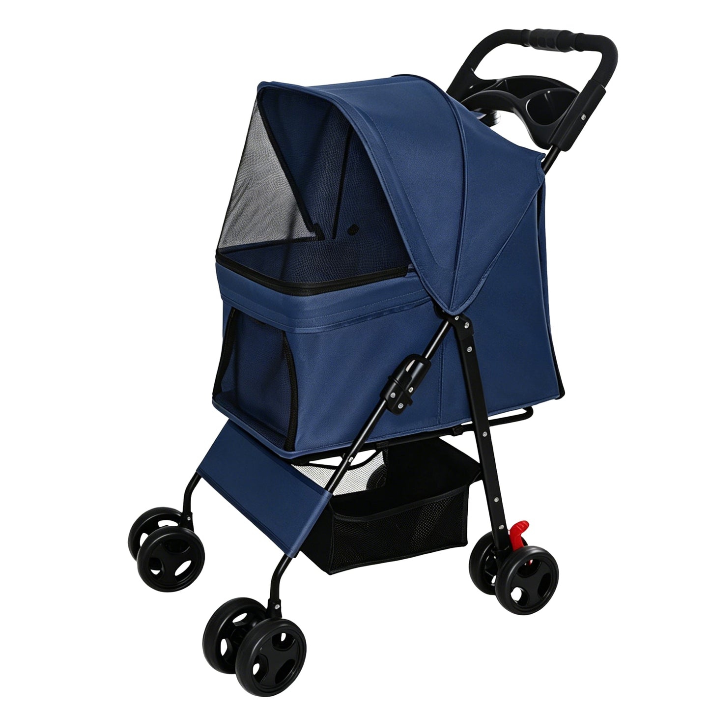 Foldable Pet Stroller for Small Dogs and Cats
