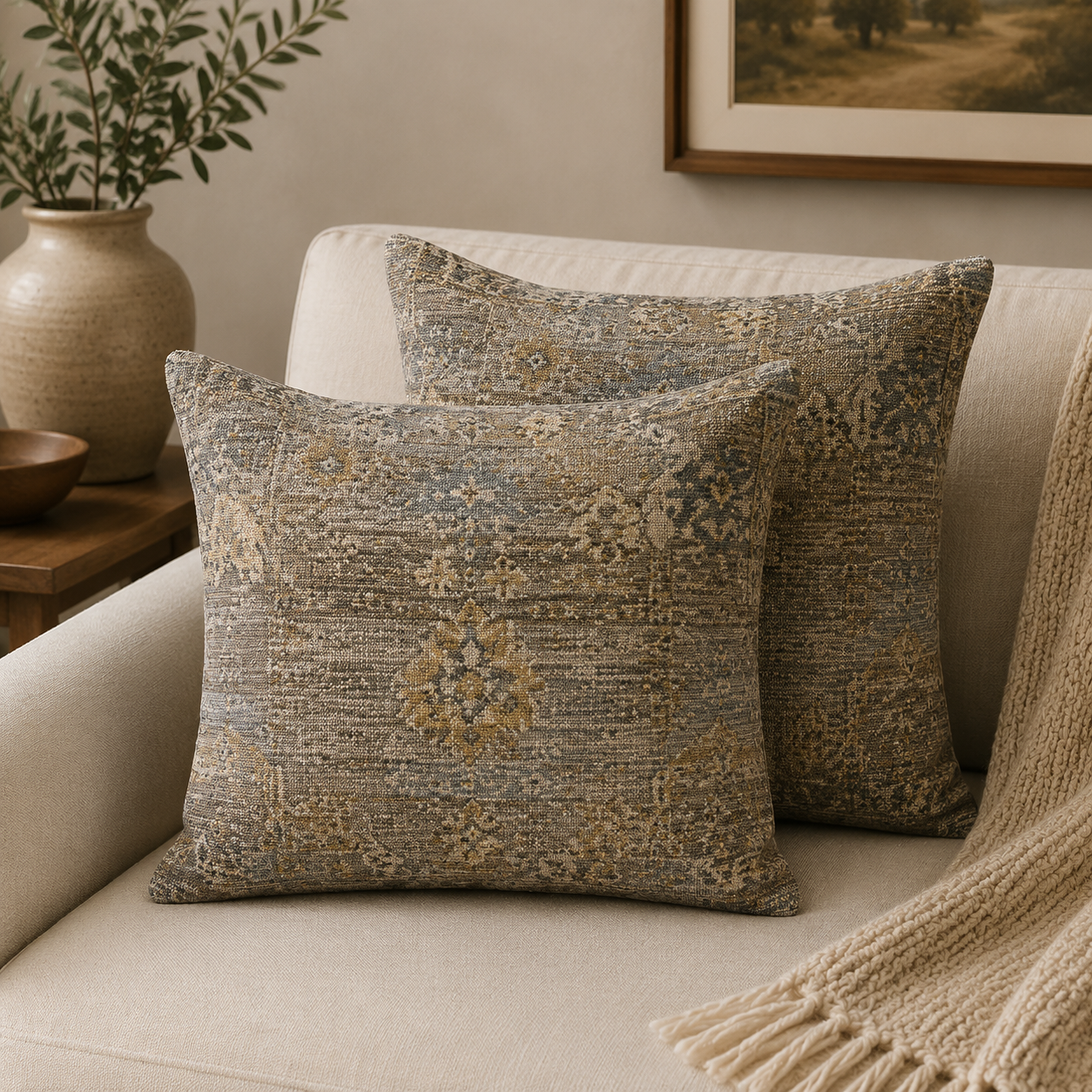 Persian-Inspired Luxurious Accent Cushions