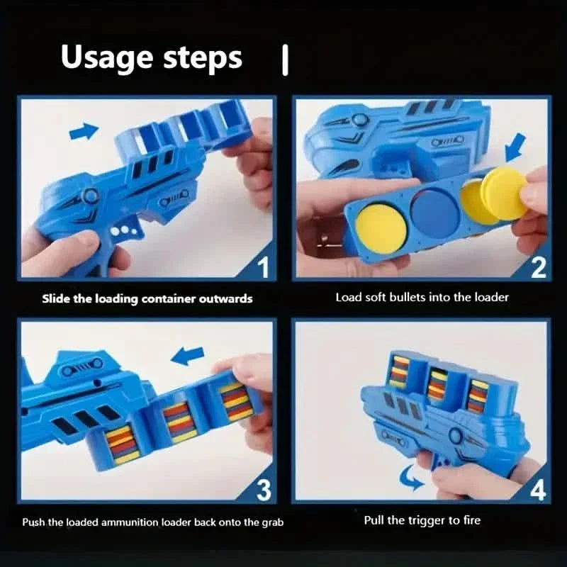 ソフトバレット フライングソーサー おもちゃ銃セット