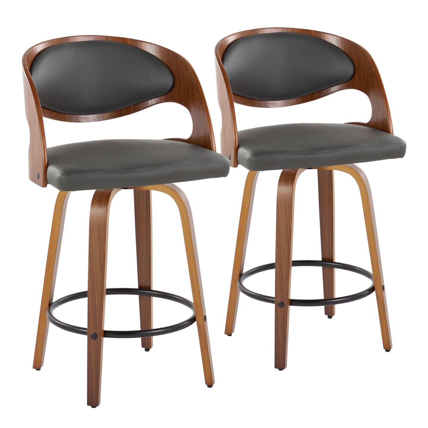 Fixed-Height Counter Stool with Swivel