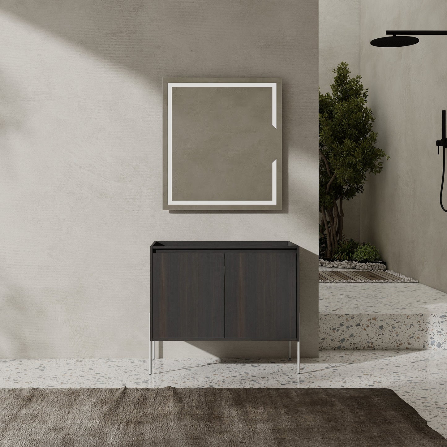 36" Freestanding Bathroom Vanity with Soft Closed Doors