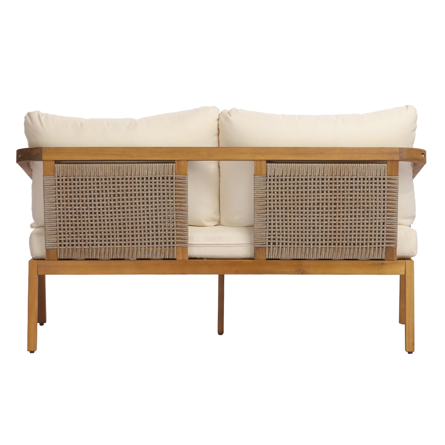 2-Piece Outdoor Loveseat & Coffee Table Set