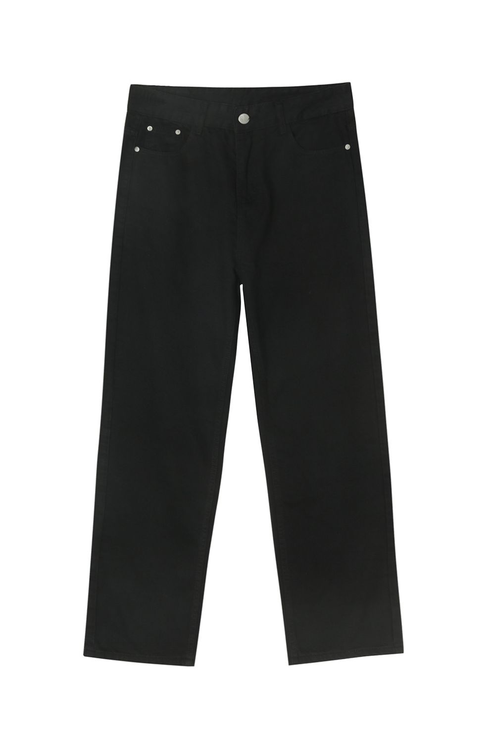 Straight Leg Jeans with Pockets