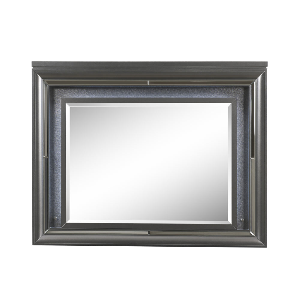 Sawyer Metallic Vanity & Dresser Mirror