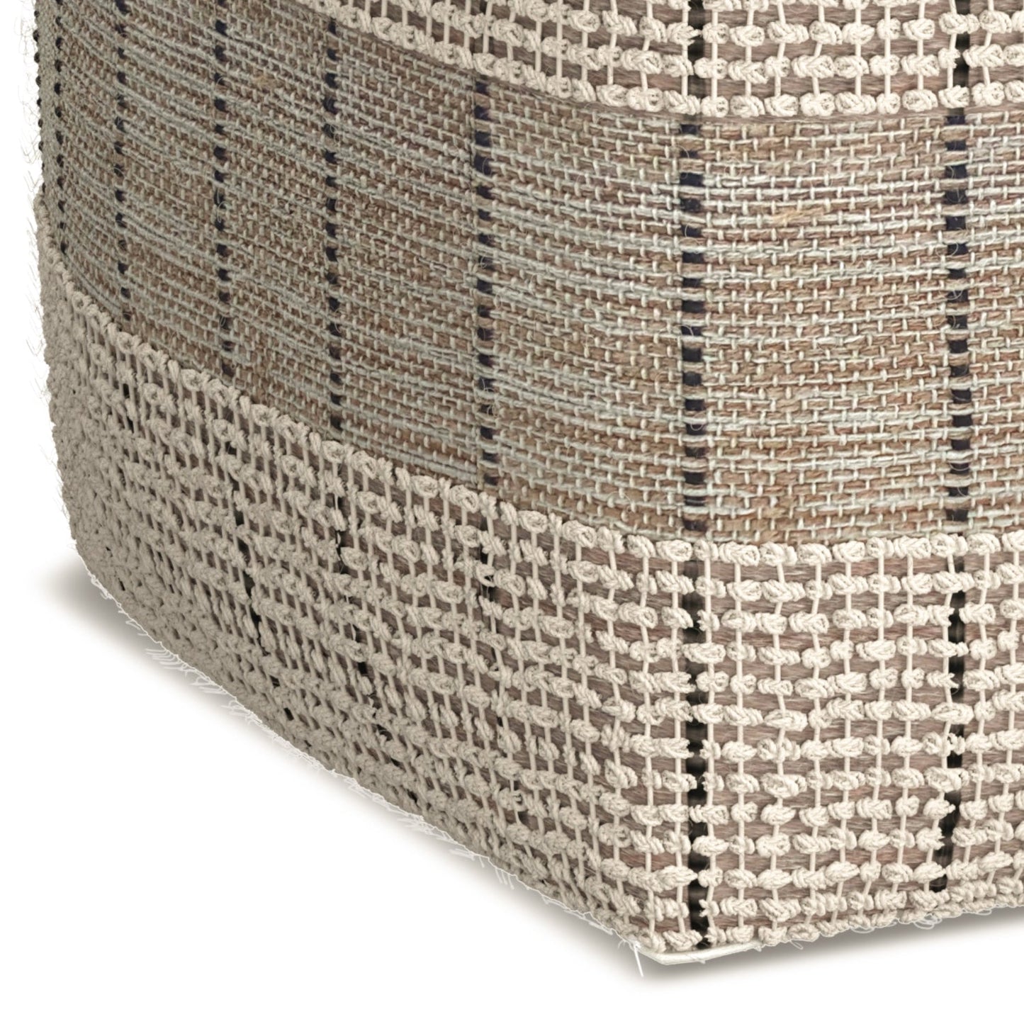 Elmer 18 Inch Wide Square Pouf
