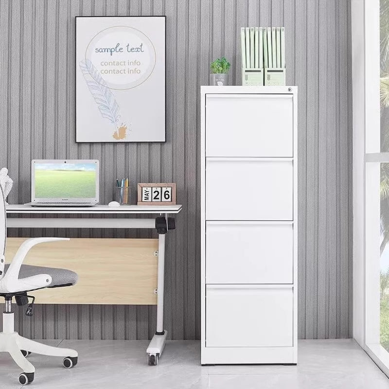 4 Drawer Vertical File Cabinet with Lock
