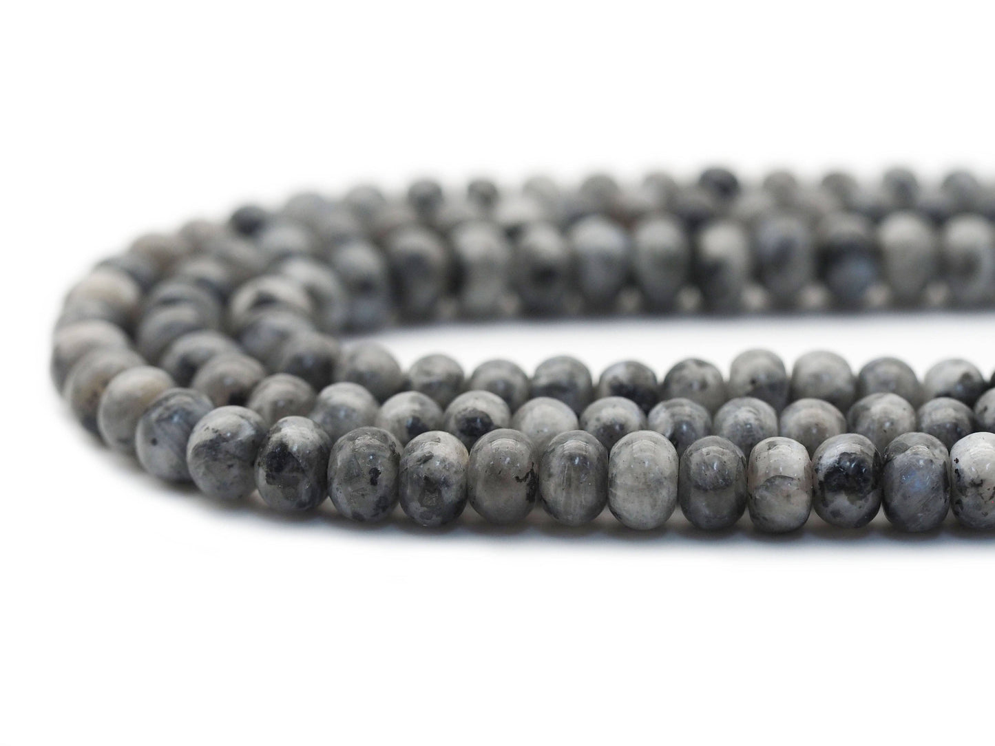 Genuine Lavikite Rondelle Smooth Beads, 4x6mm, Sku#U1422