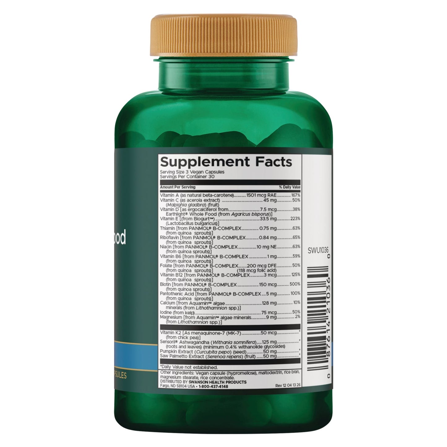 Advanced Real Food Multi Vegan - Men's Daily