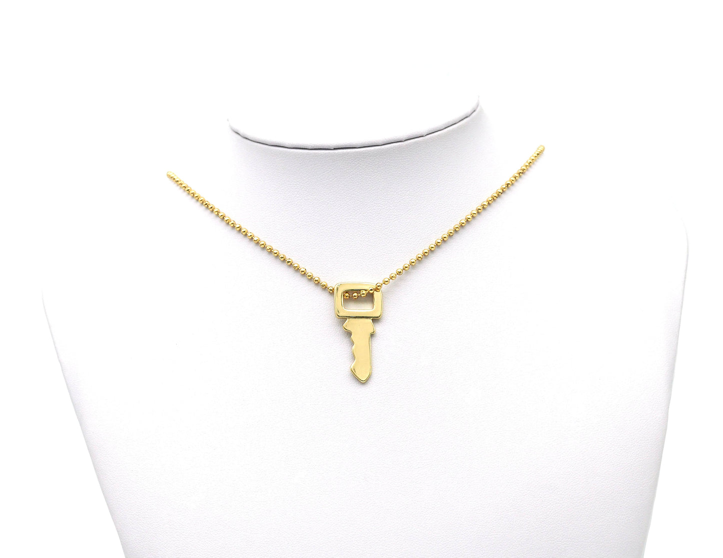 Gold Key Pendant, LD195