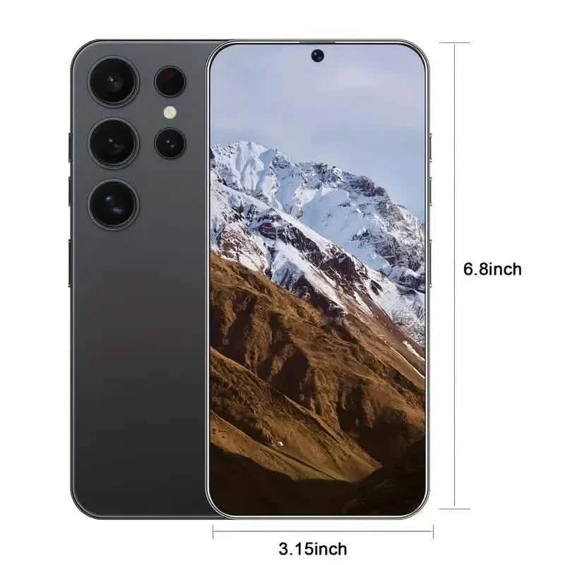 Smartphone Android 13 5G débloqué, 4 Go+128 Go, écran 6,8", appareil photo/vidéo 48MP+108MP, batterie 6800mAh/double SIM