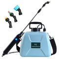 5L/1/3 Gallon Electric Plant Sprayer Telescopic Rechargeable with 3 Spray Sprouts