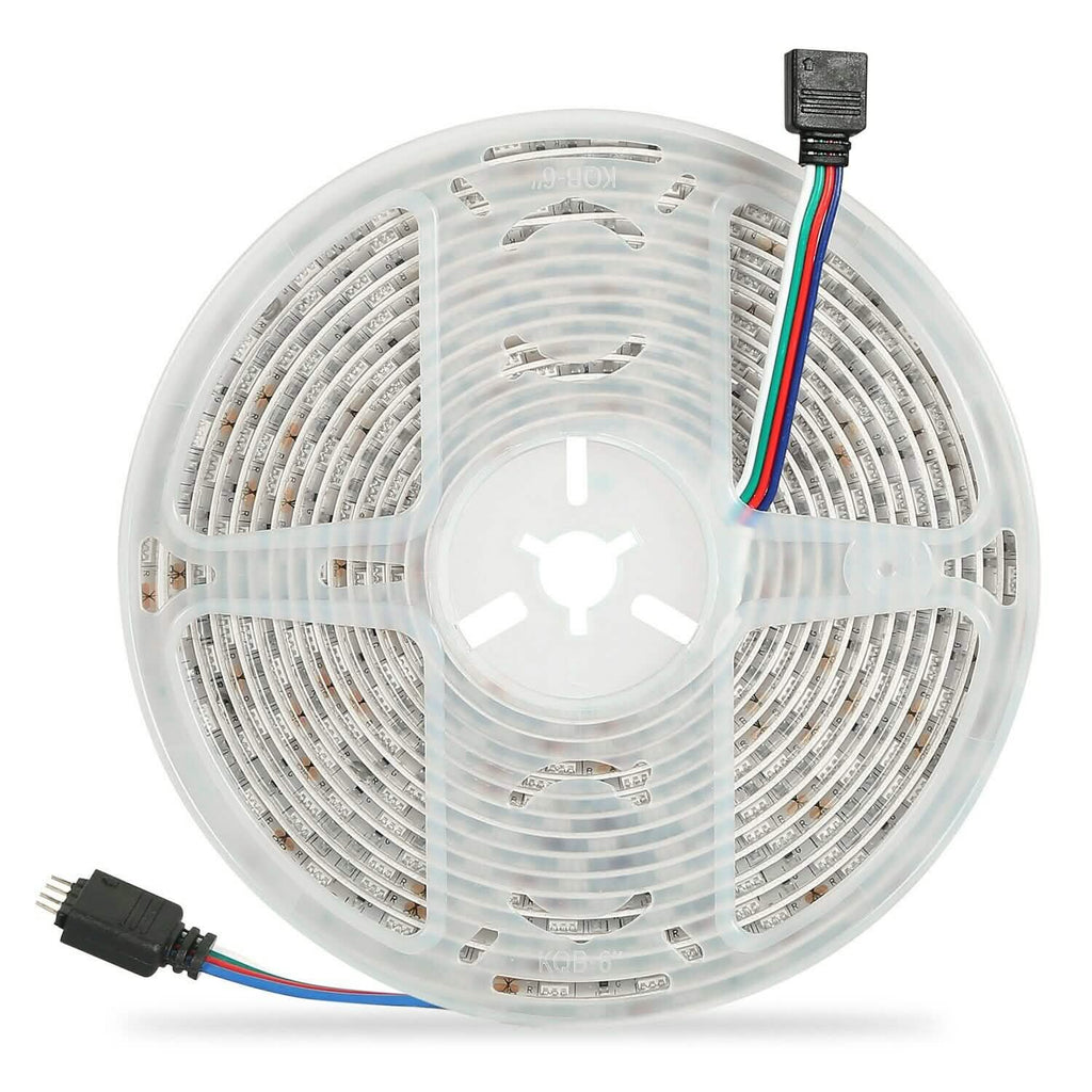 5M LEDストリップライト 5050 SMD RGB 防水 スマートWIFI IR APPコントローラー付き