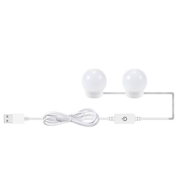 Lumières de miroir de courtoisie alimentées par USB 5 V