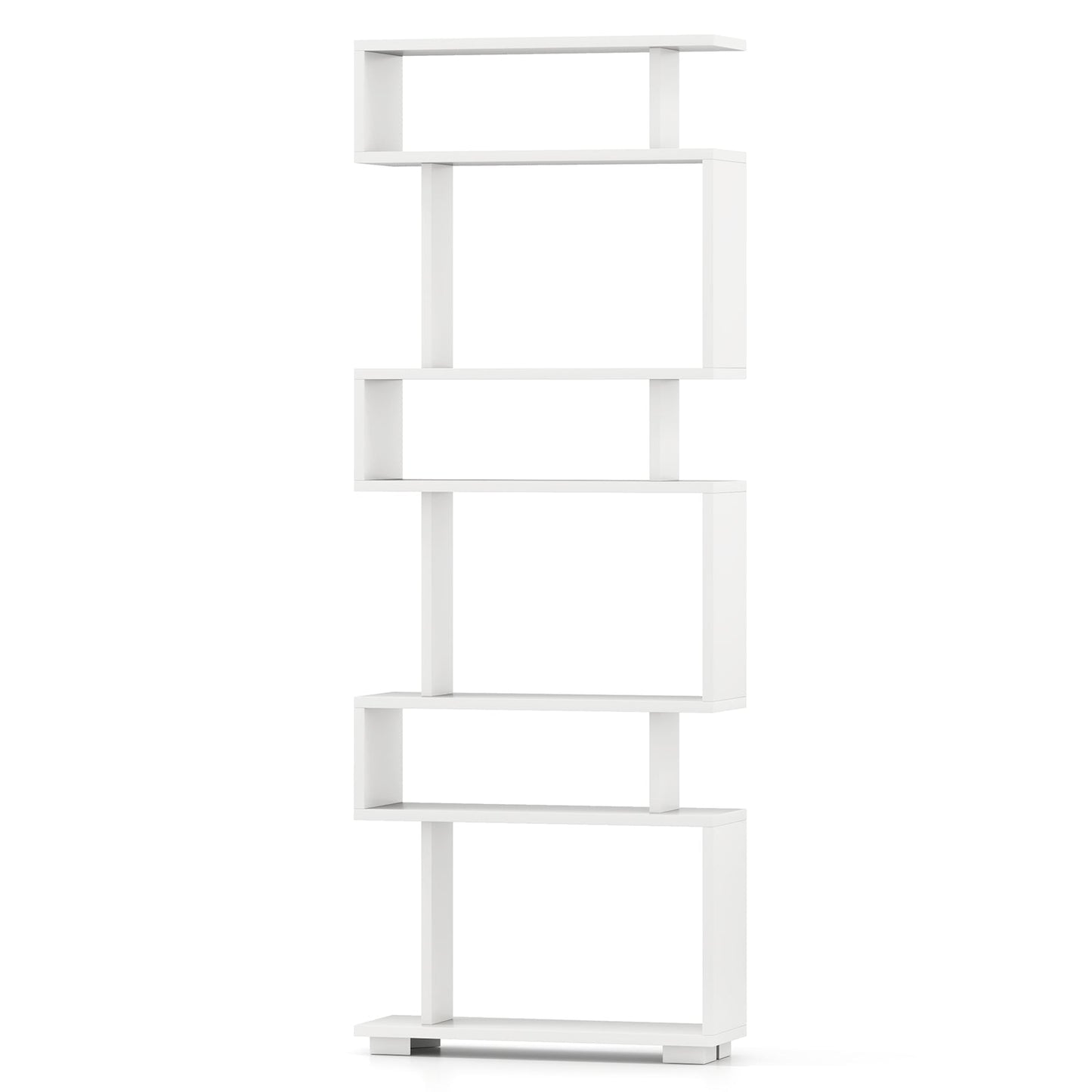 6-Tier Bookcase with Anti-Tipping Kit