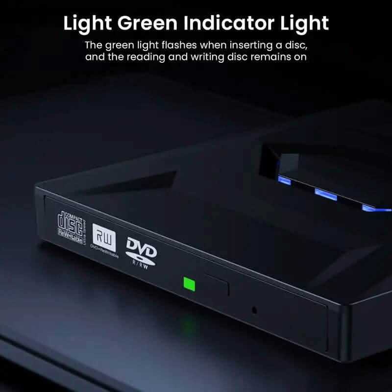 Lecteur DVD externe portable ultra-fin 6 en 1 USB 3.0