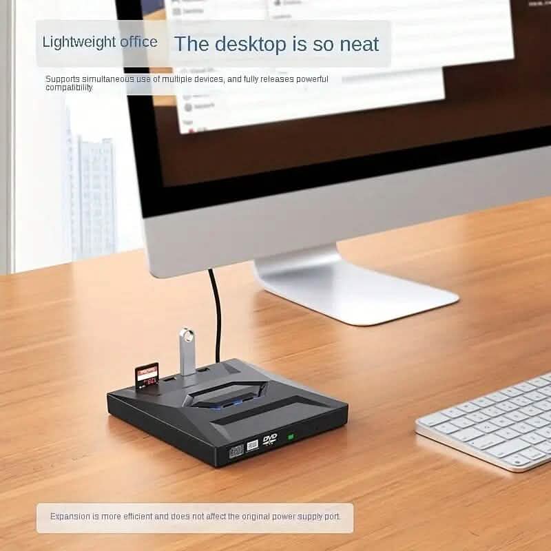 Lecteur DVD externe portable ultra-fin 6 en 1 USB 3.0