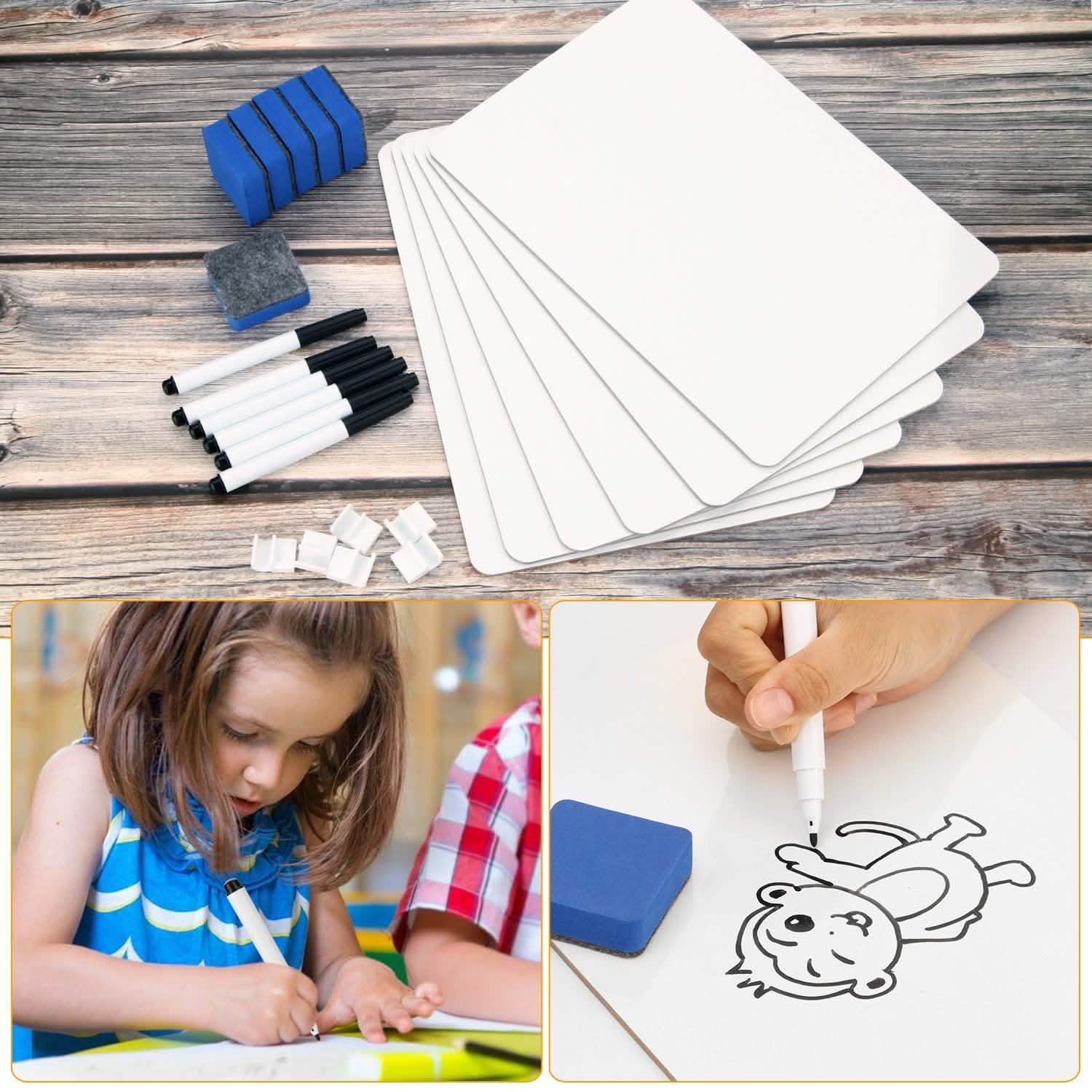 6 Kits Whiteboard Pen Clips Dry Erase Writing Drawing Board
