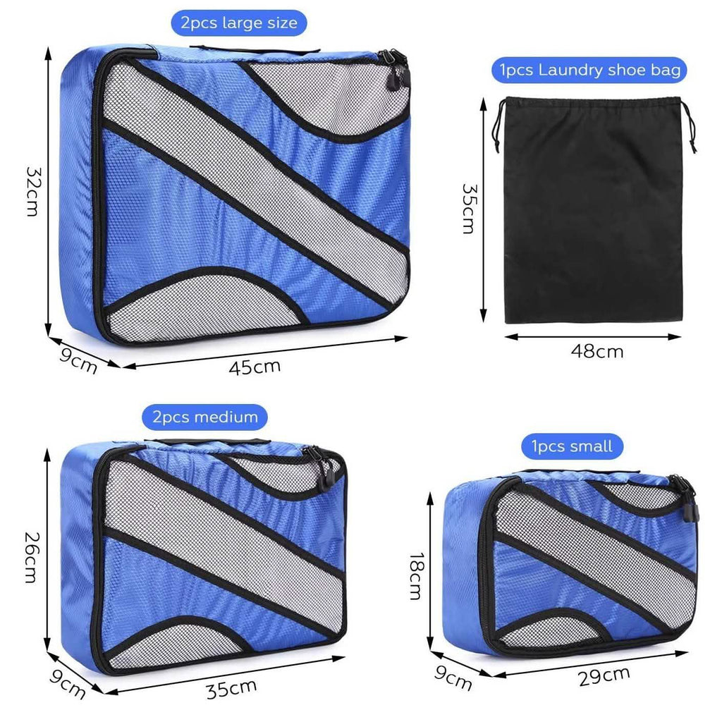 Lot de 6 : Housses de rangement à compression Fitnate