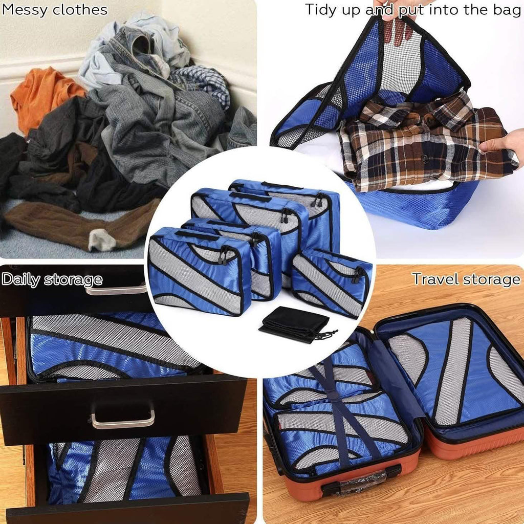 Lot de 6 : Housses de rangement à compression Fitnate
