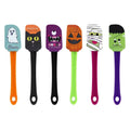 Ensemble de 6 spatules de cuisine en silicone à thème d'Halloween pour usage quotidien