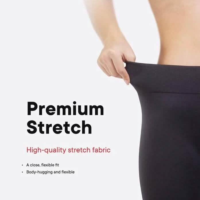Lot de 6 : Leggings femme taille haute doux et extensible doublé polaire pour l'hiver