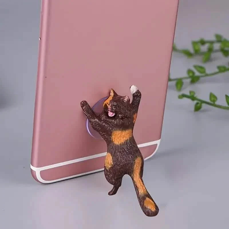 6-Pack: Portable Universal Cute Cat Cell Phone Holder