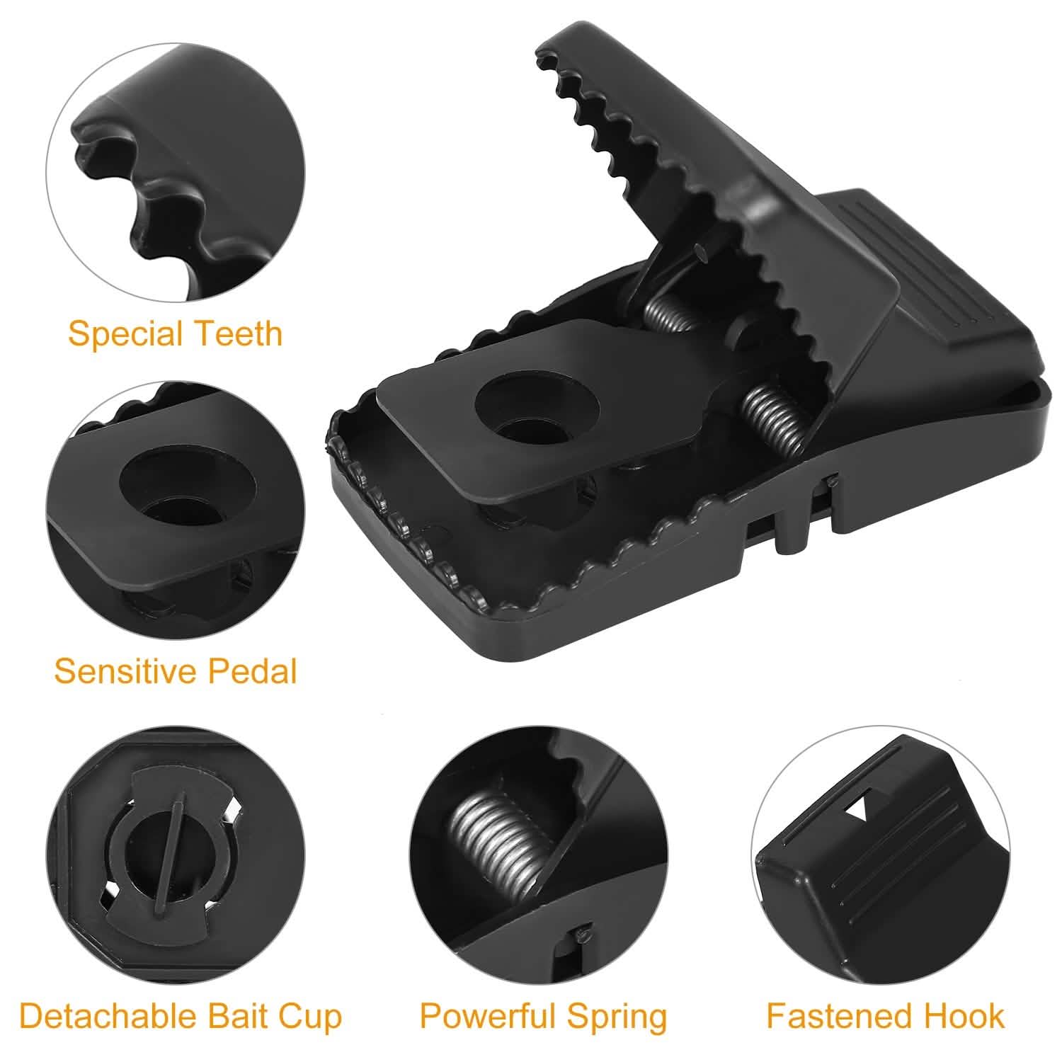Paquet de 6 : Pièges à souris réutilisables