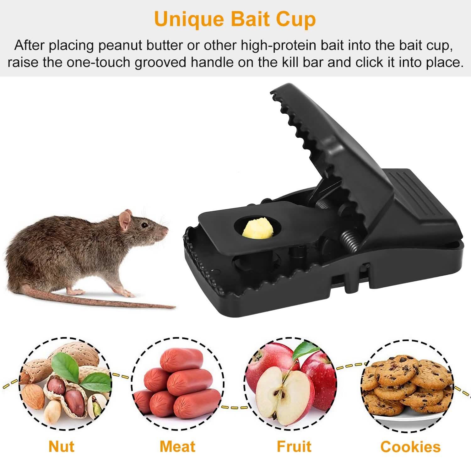 Paquet de 6 : Pièges à souris réutilisables