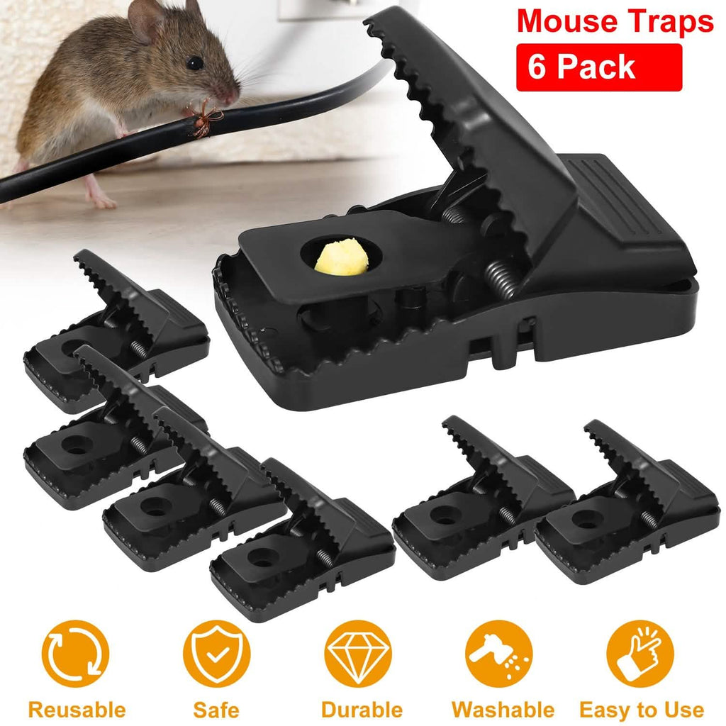 Paquet de 6 : Pièges à souris réutilisables