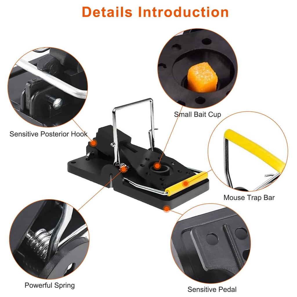 6-Pack: Reusable Mouse Traps