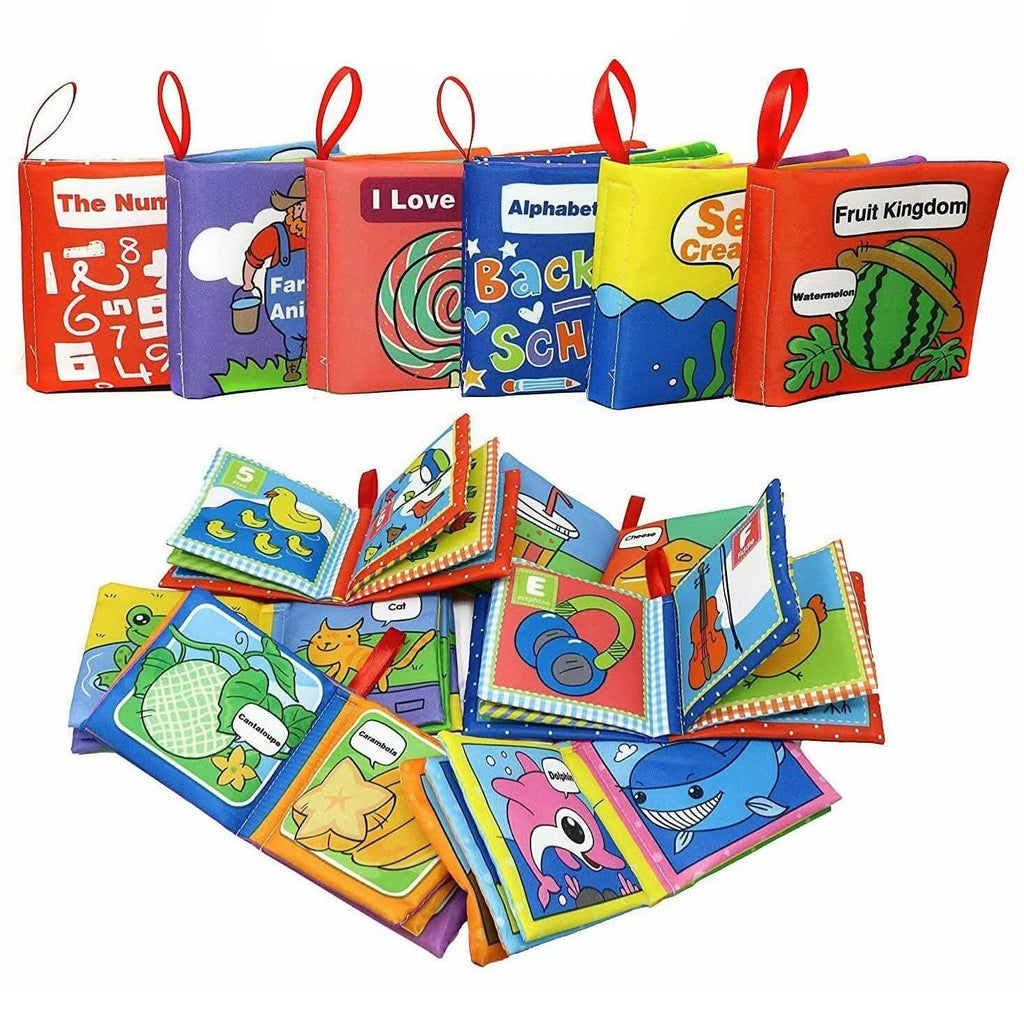 6-Pack: Smart Novelty Soft Cloth Books