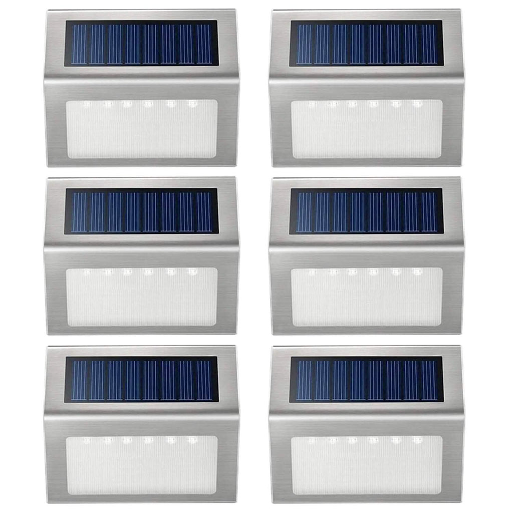 6-Pack: Solar Step Lights
