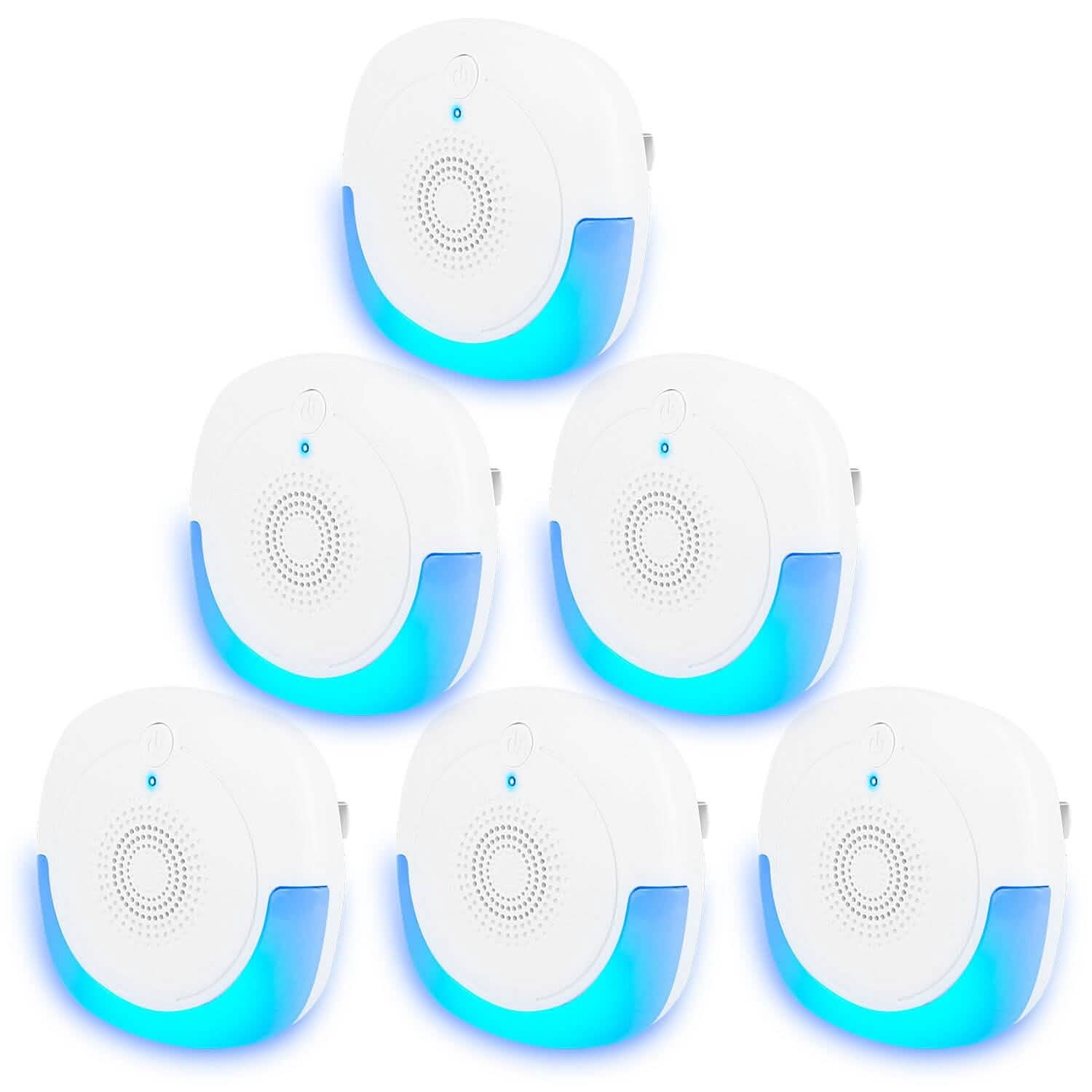 6-Pack: Ultrasonic Pest Repellers Plug-In Indoor Pest Control Mouse Repellent