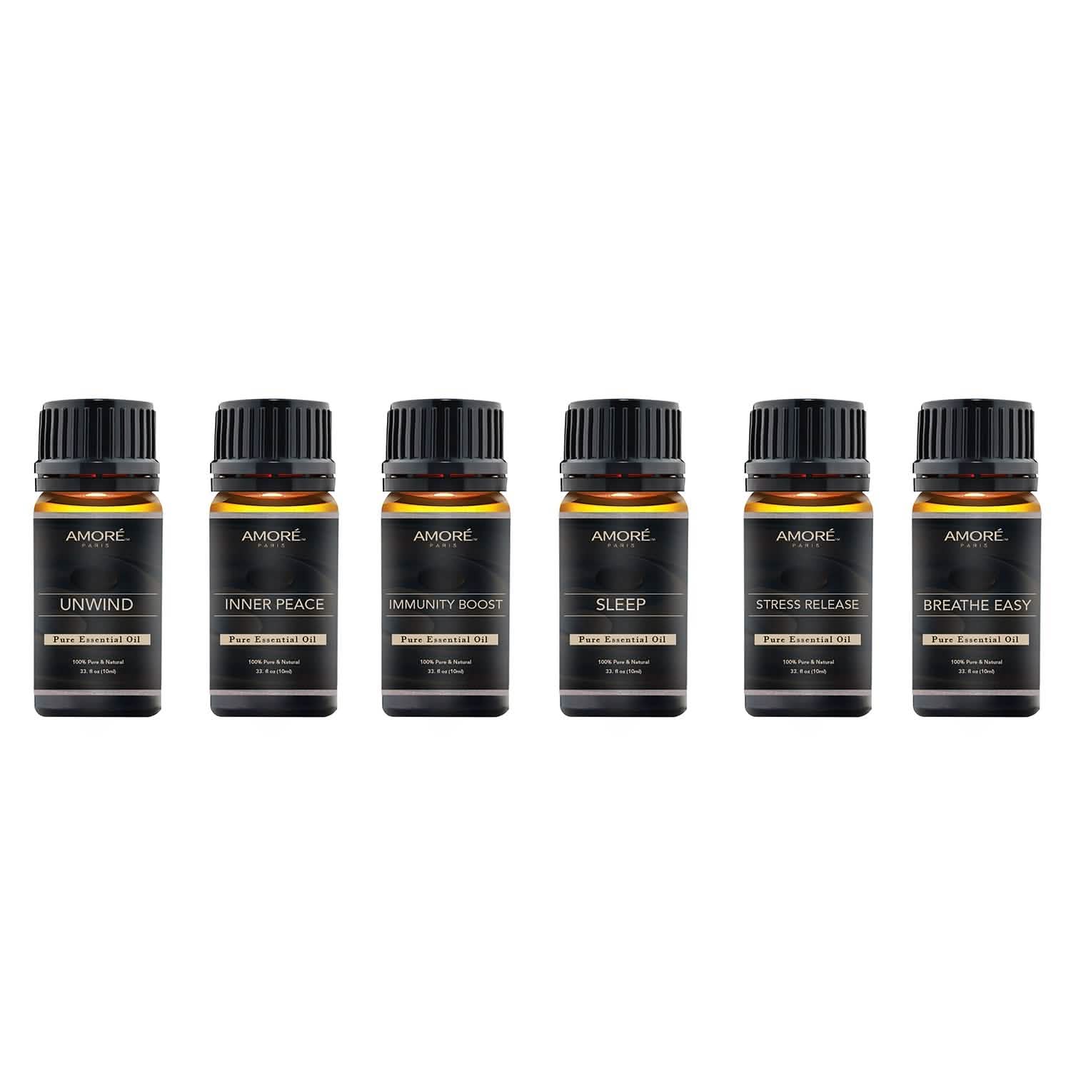 6-Pack: Well-Being Yoga Aromatherapy Essential Oil Gift Set
